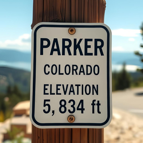 Parker Metal Sign